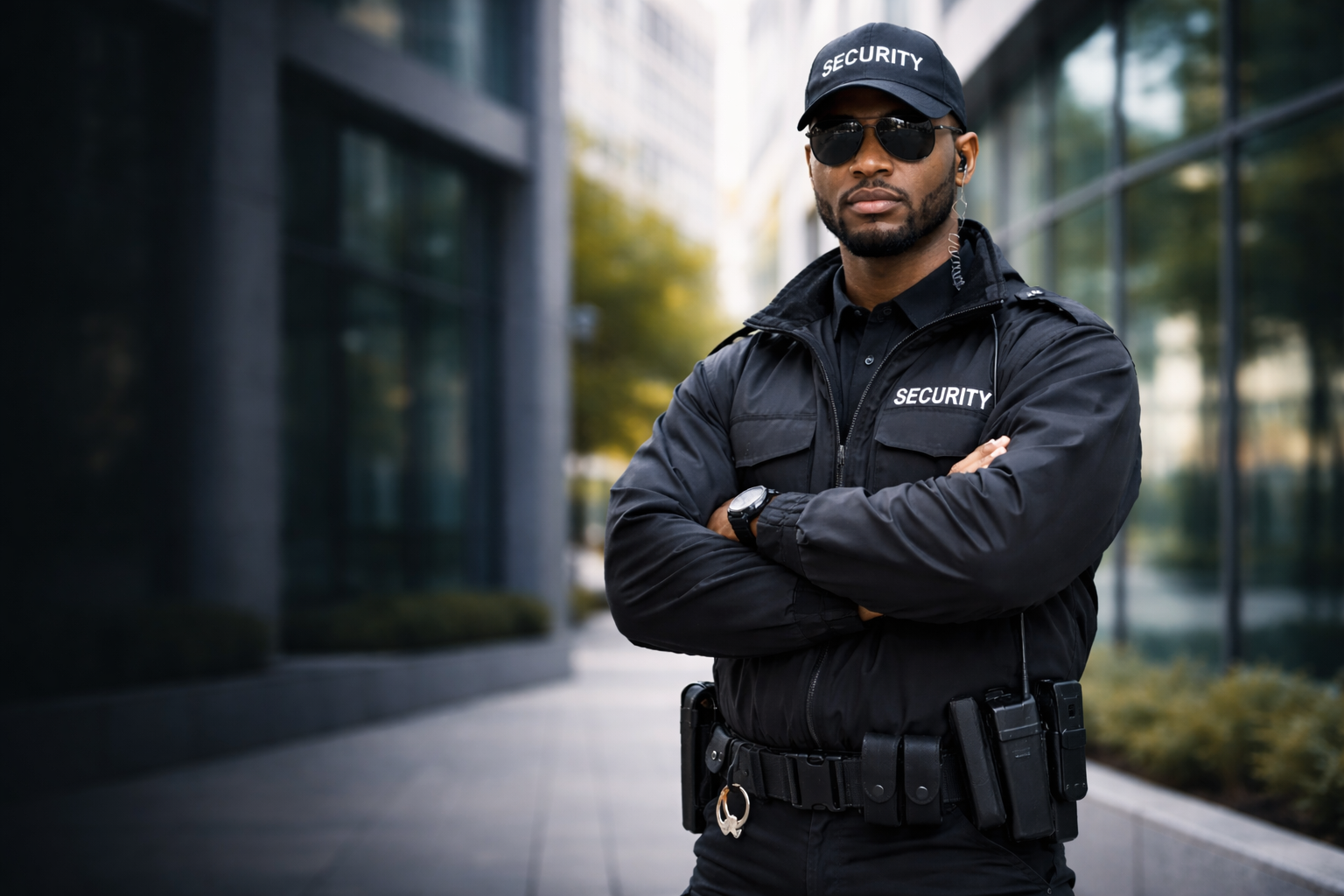 Agent de sécurité en mission